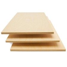 6 Mm Baltic Birch Plywood 1/4 x 12 x 24 Inch, 6 B/BB Grade Craft Wood, Stronger