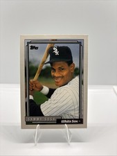 1992 Topps - Sammy Sosa #94 ERROR CARD Wrong Birthday
