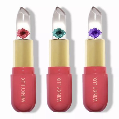 Winky Lux Flower Balm Bundle - 1 Blue, 1 Pink, 1 Purple - Vegan, pH-Activated