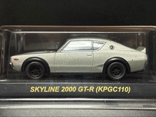 Kyosho 1/64 Nissan Skyline 2000GT-R KPGC110 Silver