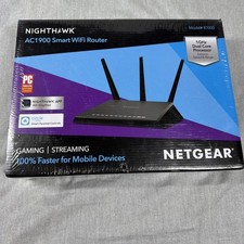Netgear Nighthawk AC1900 Smart WiFi Router R7000 Gaming/Streaming NUOVO SIGILLATO