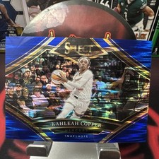 2024 Panini Select WNBA Kahleah Copper Blue Flash Prizm 52/99 SP Mercury