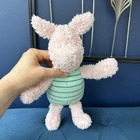 Disney Classic Pooh Piglet Mini Stuffed Animal Plush Toy 12” tall green pink