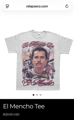Relapse El Mencho white T-Shirt size 2X