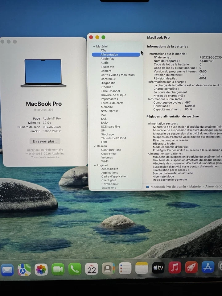 Apple MacBook Pro 16" M1 Pro · 32GB · 512GB, photo 2 sur 5