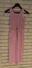 Athleta Girl Jump For Joy Tank Jumpsuit Geranium Purple Girls Small 7