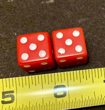 2 Dice Set - MAHJONG JONGG - 1940s- Vintage 5/8”