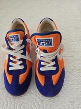 Vintage Converse Sneakers 1975 Orange  Blue Women's 9.5 Men's 8