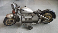 Vintage C.K Trademark Iron Wind Up Motorcycle Rare Tin Toy, Japan