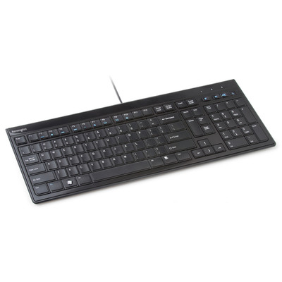 Kensington Slim Type Wired Keyboard: Full Size (Black) *full-size