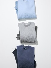 Uniqlo  JW Anderson 2025 AW Souffle Yarn Gradation Crew Neck Sweater 479840