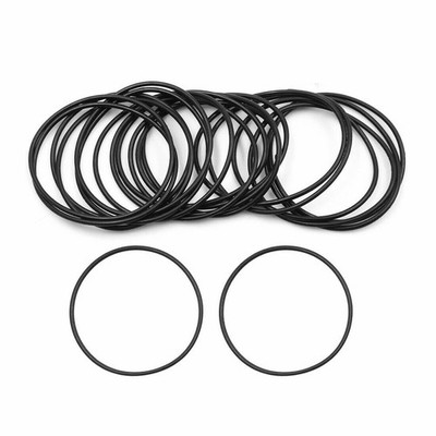Black   O-Ring Seal Gasket Washer 45 x 1.8mm 20pcs KD *le