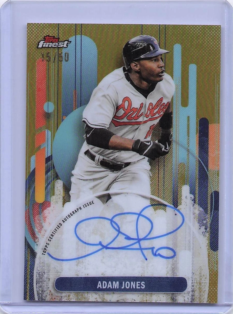 5枚限定 topps finest 2014 adam jones 直筆サイン Autograph Adam Jones Baseball Cards for sale | eBay