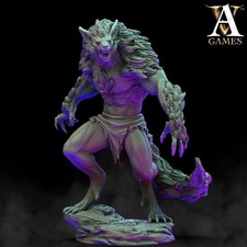 Werewolf miniatures - DnD miniatures - RPG - Tabletop Miniature - 3d print