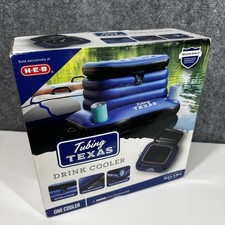 Tubo HEB Texas inflable enfriador de bebidas flotador exclusivo lago río flotante