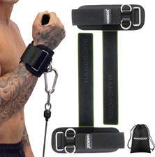 Premium Weight Lifting Straps with D Ring, Extra-Long  Thick for Enhanced Grip