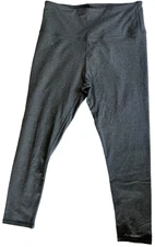 Kyodan Leggings Womens XL Gray High Waist Stretch Activewear Yoga Pants Gym