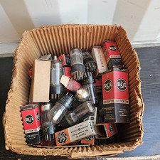 Vintage Boxed Various Brands Radio/Electronic Tubes Lot of 50