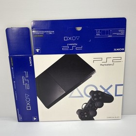 🔥UNFOLDED🔥SONY PLAYSTATION 2 PS2 SLIM GEN 2 PAL UNFOLDED BOX