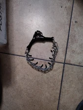 Dog Prong Choke Collar Adjustable Training Quick Release Buckle for Large & XL