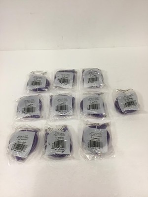 Lot of 10 NEW Belkin A3L791-07-PUR-S CAT5E 7ft Snagless RJ45 Patch Cables