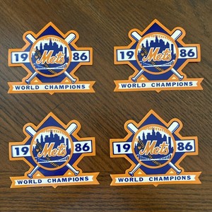 New York Mets Sticker. 1986 World Champions.