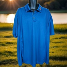 Nike Hooters Polo Shirt Panama City Beach Men's Size 3XL Blue Golf READ 