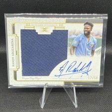 Topps 2024 Definitive Randy Arozarena ARC-RAR Rays Auto Relic 17/50