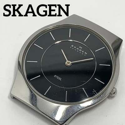 SKAGEN Denmark QZ Watch Black Dial Used