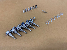 Chrome Guitar Tuners, Machine Heads, Tuning Pegs plus Screws Washers and ferrule