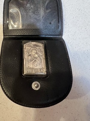 My companion pocket shrine case Scapular Medal St Saint Christopher Peter Hubert