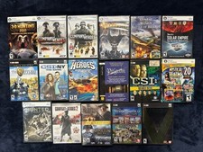 Lot Of 17 Various Vintage PC CD ROM Computer Video Games Good Shape 
