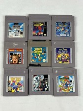 Vtg Game Boy Game lot of 9 Star Wars Mario Land 2 Wario Blast Yoshi Spiderman