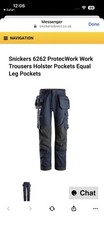 Snickers 6262 Work Trousers - BNWT