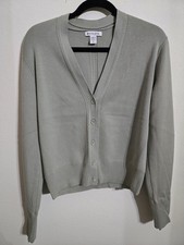 NWT ATHLETA Women's Lt Gray Shift Cardigan Sz S
