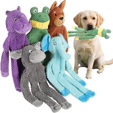 Dog Squeak Toys for Small, Medium Large Dogs, Durable Chew Toy for Teething...