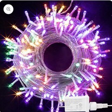 81.7 Feet 250 Multicolor LED Clear Wire String Lights