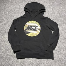 Nike Hoodie Boys M 5-6 Black Sweatshirt 3 Brand Russell Wilson Youth