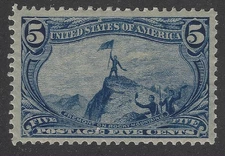 1898 US #288,  MH  CV $100. Great Centering!
