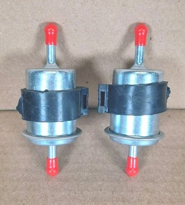 5/16 Inline Fuel Filter  50 micron High Pressure Aluminum Gas Filter 2pk