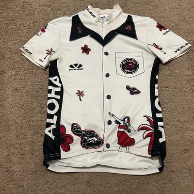 Ensemble de cyclisme floral hawaïen Aloha pour hommes en 2 pièces