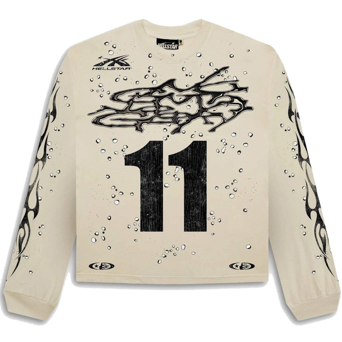 Hellstar Studios Moto Cross Longsleeve T-Shirt Men's Sizes S-XXL