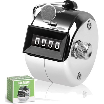 Präziser Handzähler Klicker Counter - 4-stellig, robust & umweltfreundlich