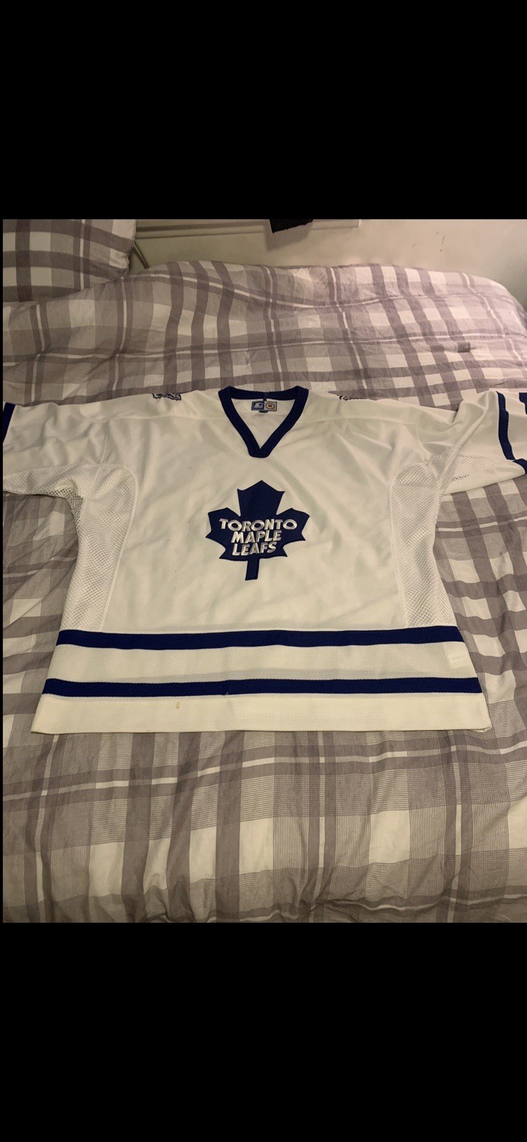 Starter Toronto Maple Leafs NHL White Blue Hockey Jersey Fan Apparel