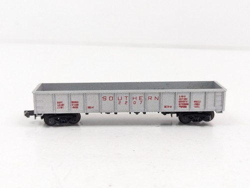 Coche de carbón góndola meridional plateada Lima escala N #2207 4"x3/4"x3/4" vintage | Zustand: Used