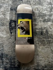 Element Nyjah Huston National Geographic Lion Graphic Skateboard Deck with grip
