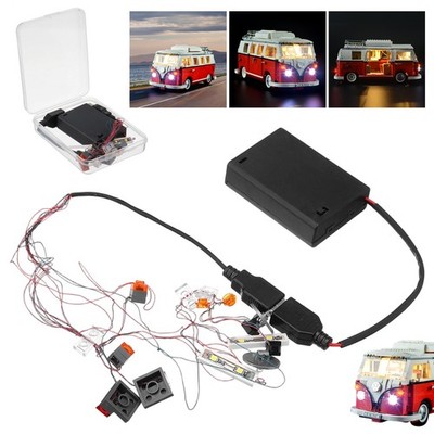 LED Licht Beleuchtung Set Für MOC Spielzeug USB Port Lighting Universal DIY Kit