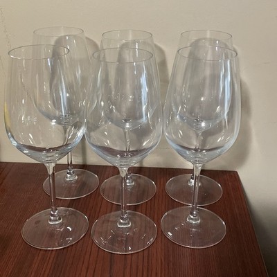 6 Chef & Sommelier Crystal Clear Stemware Wine Glasses 9.25 