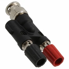 POMONA ELECTRONICS 1296 	ADAPT BNC PLUG TO DBL BIND POST