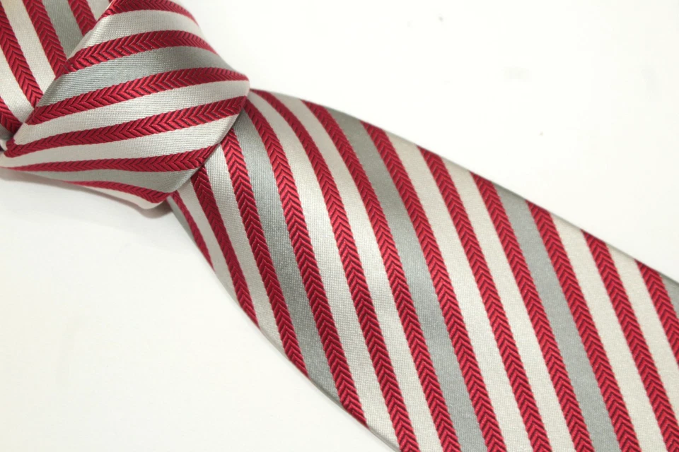 Corbata de seda CARLO PALAZZI hecha en Italia F83183 Foto 3 de 4